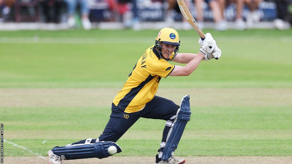 Ben Kellaway in action for Glamorgan