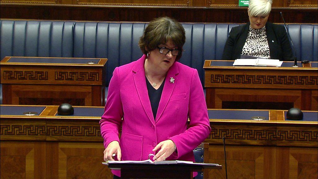 Arlene Foster announces new restrictions in NI
