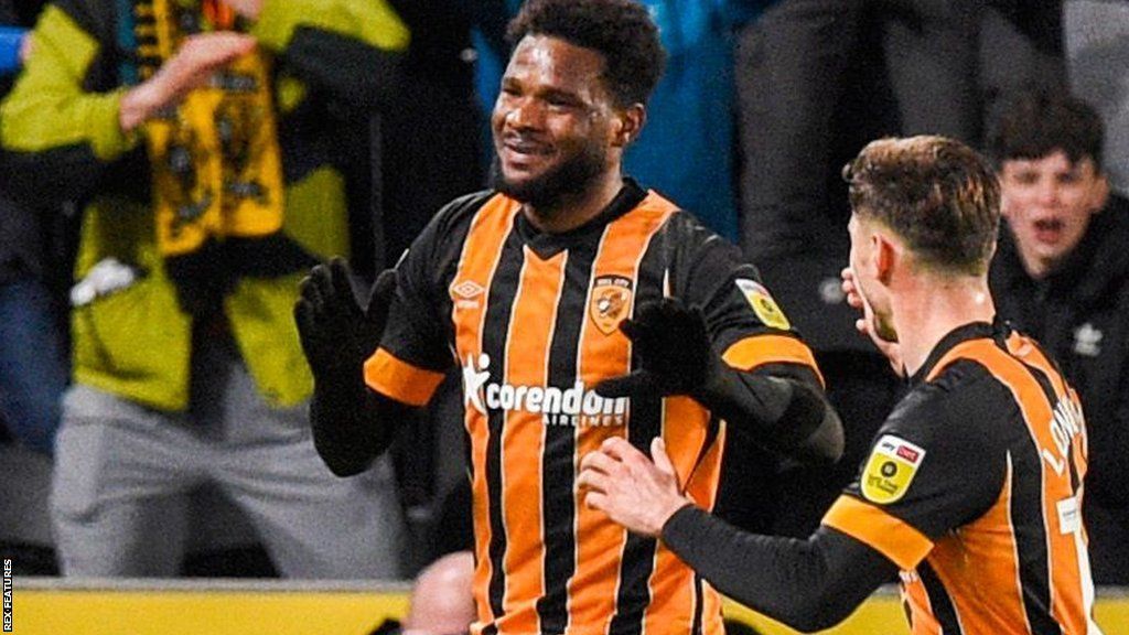 Benjamin Tetteh's opener was the summer signing's first goal for Hull City - on his 16th appearance