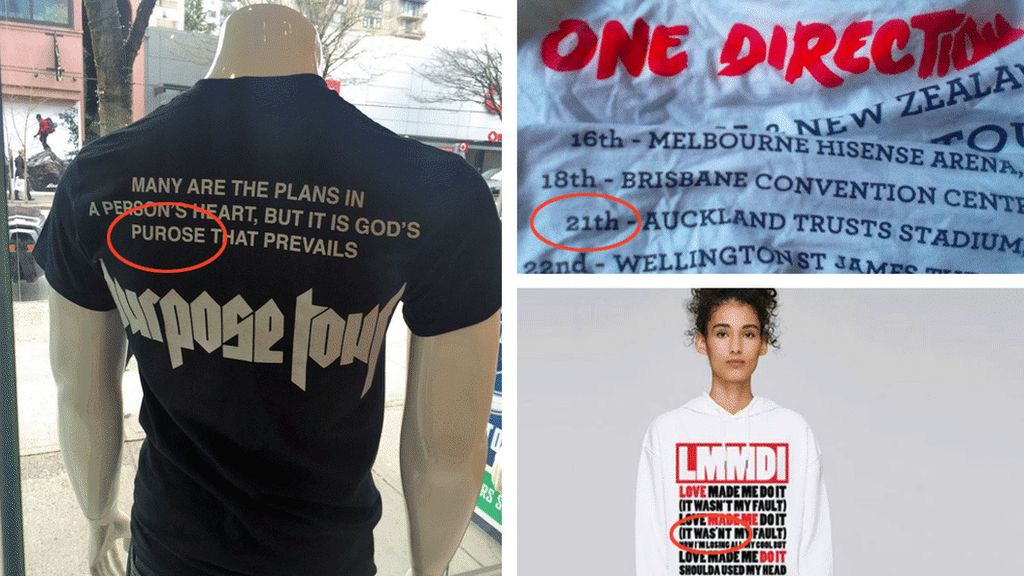 Taylor Swifts T Shirt Typo Isnt A Total Disaster Bbc News