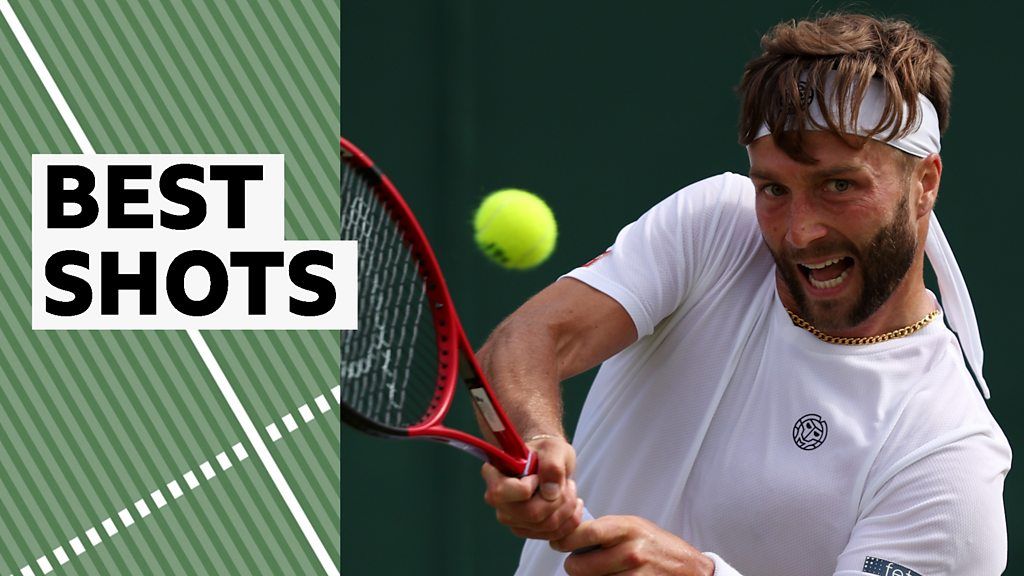 Wimbledon 2022: Watch the best shots as Liam Broady beats Diego Schwartzman in five sets