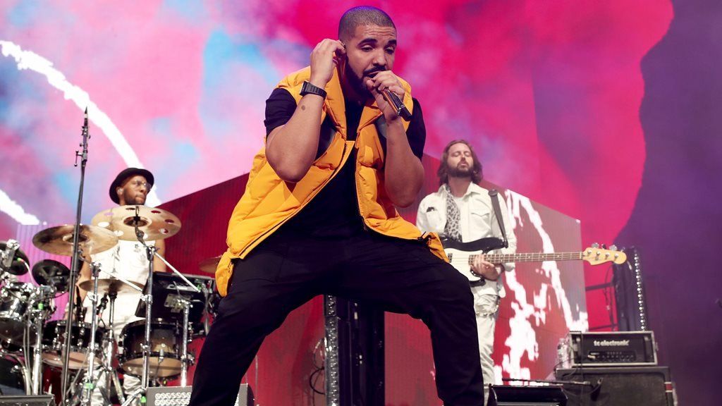 Drake performs at Coachella