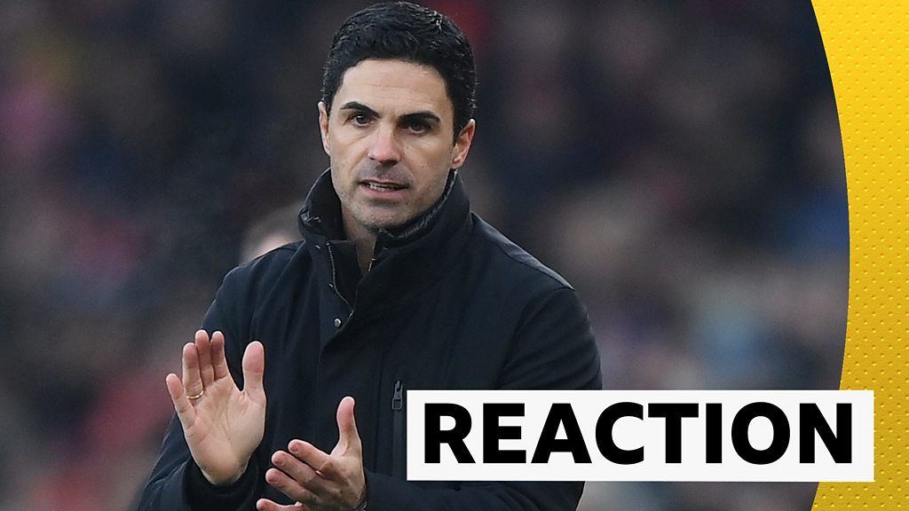 Arsenal 2-1 Wolves: Mikel Arteta 'really happy' as Gunners go four points clear