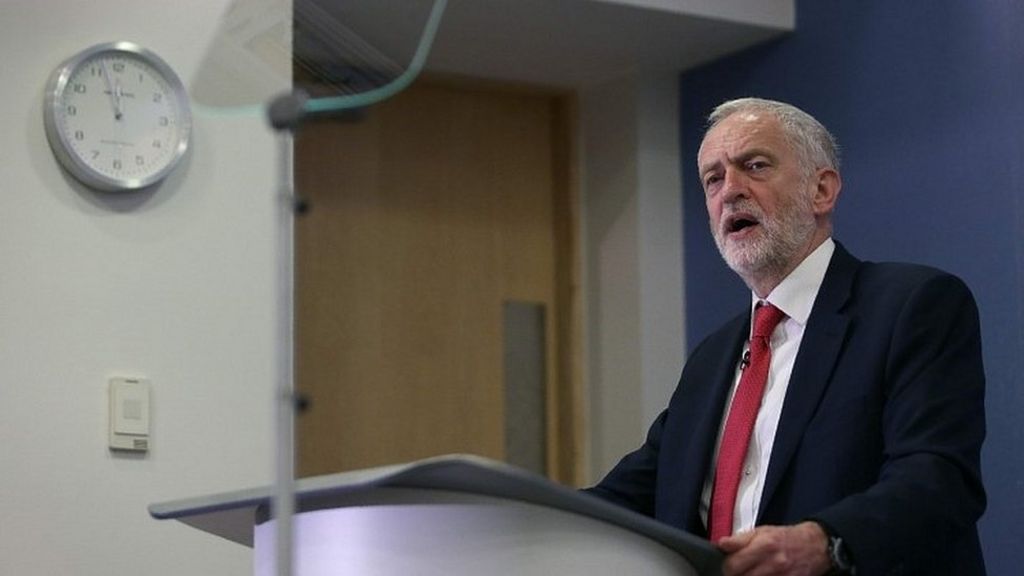 General election 2017: Corbyn says task is to keep Britain safe