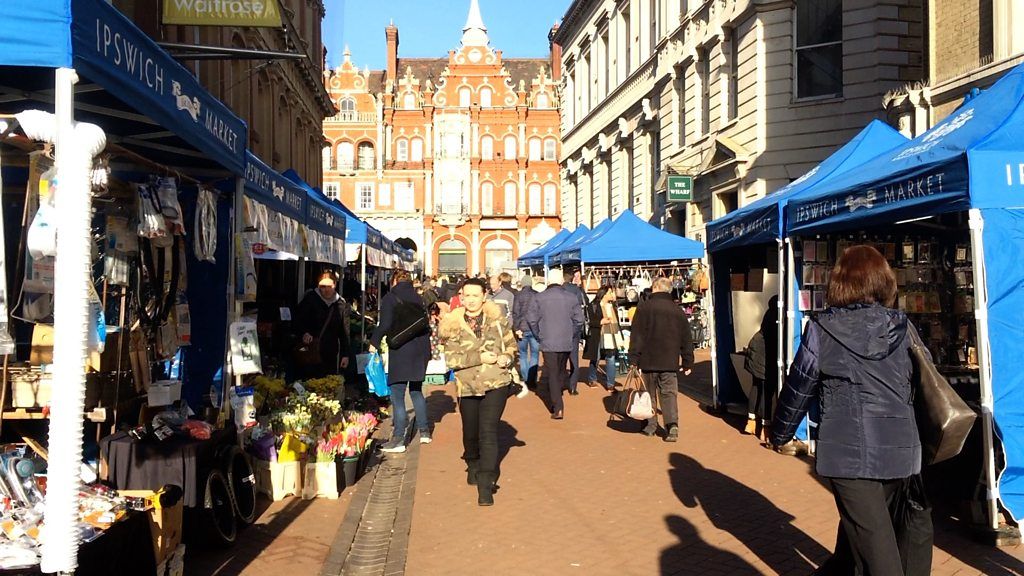 Ipswich town centre shops closed by power cut BBC News