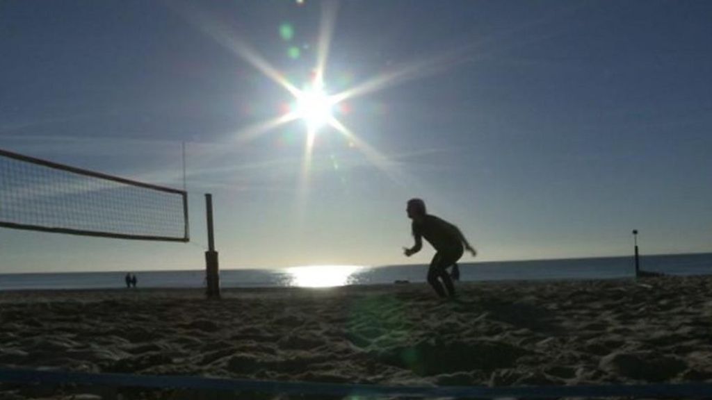 Beach volleyball England players prepare for Commonwealth Games debut