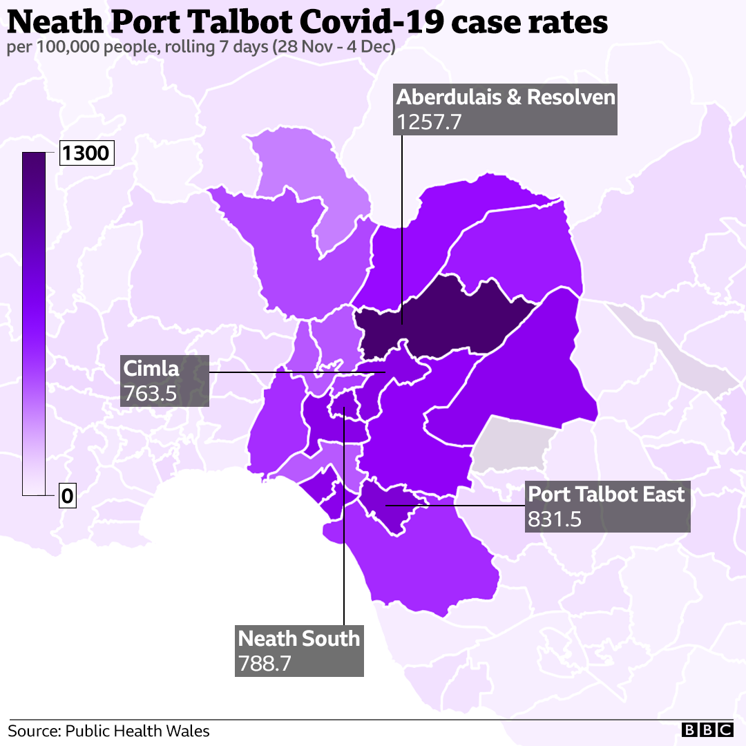 Neath Port Talbot map
