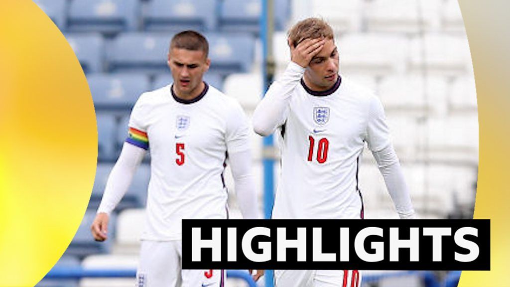 Highlights: England U21 1-2 Slovenia U21