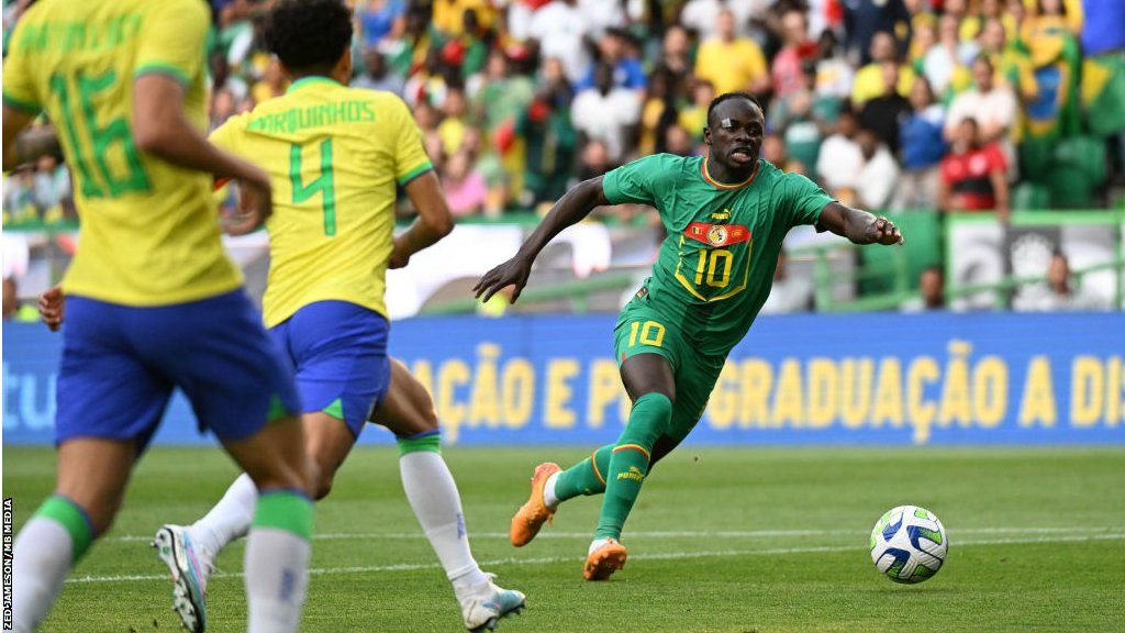 Sadio Mane versus Brazil