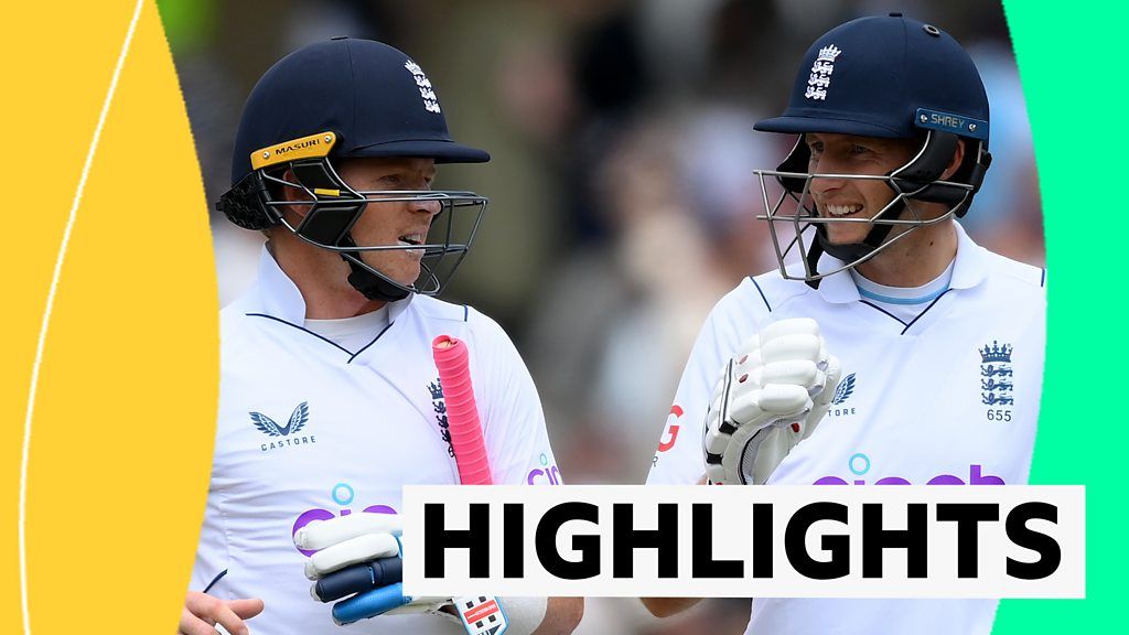 England v New Zealand highlights: Root & Pope centuries keep England hopes alive