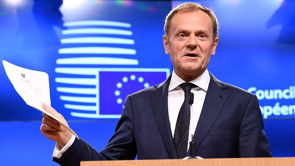 Donald Tusk and the UK's Article 50 letter
