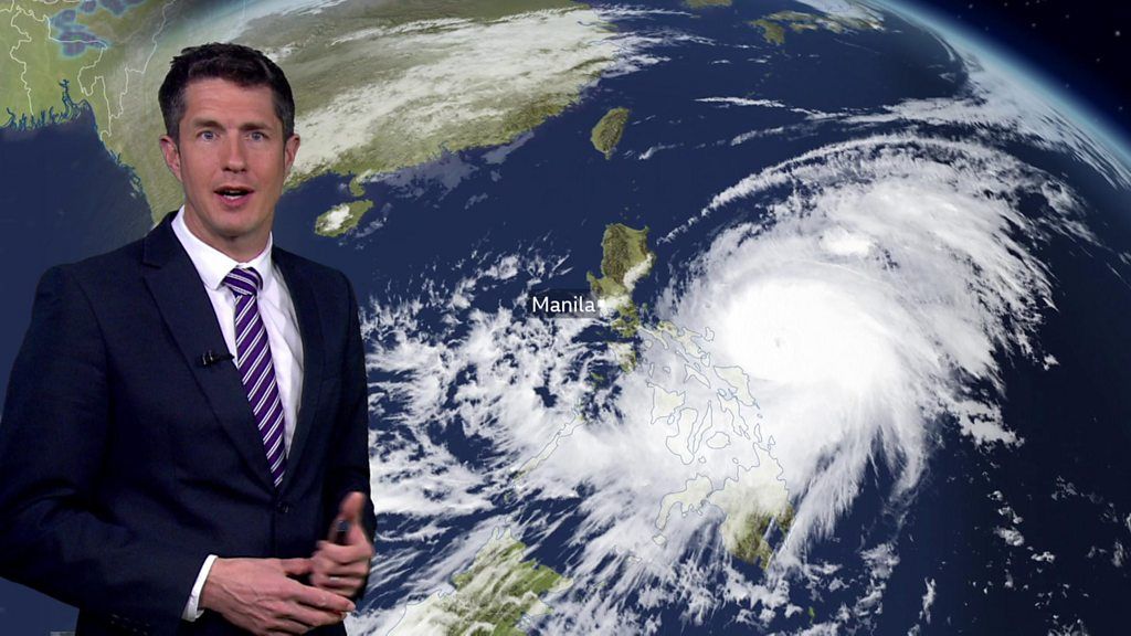 Typhoon Surigae stays east of Philippines - BBC Weather