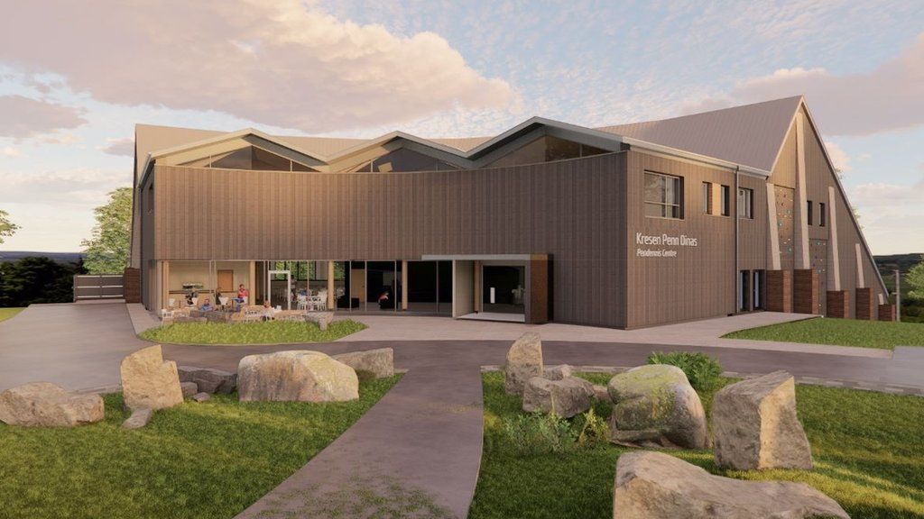 Pictures of plans for leisure centre