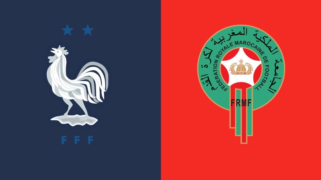 France v Morocco graphic