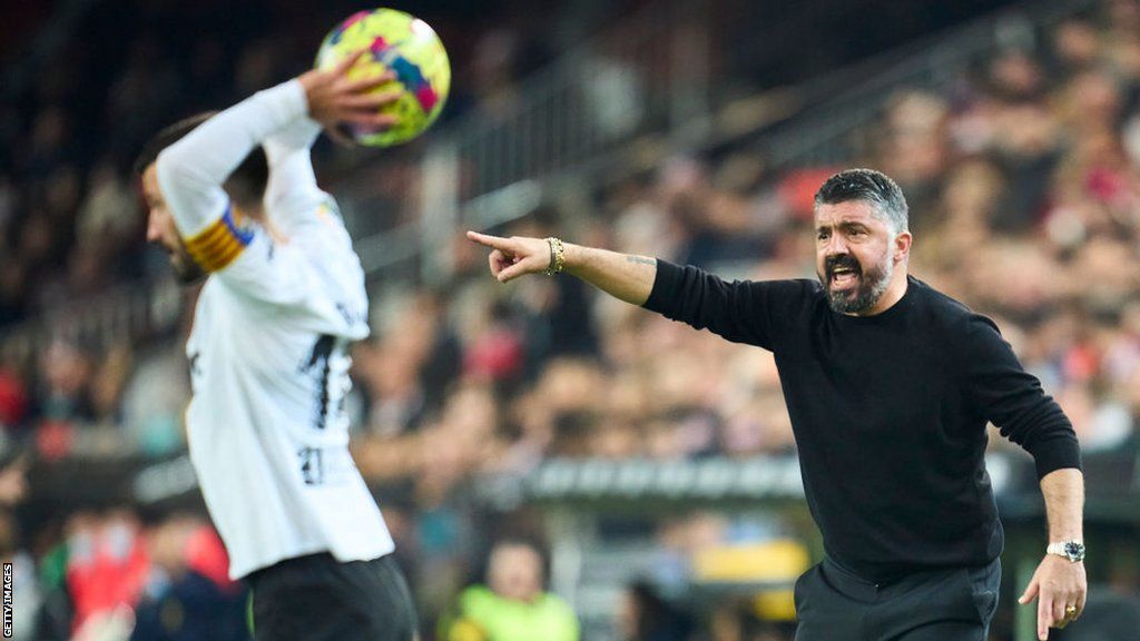 Valencia won just seven of Gennaro Gattuso's 22 games in charge in all competitions