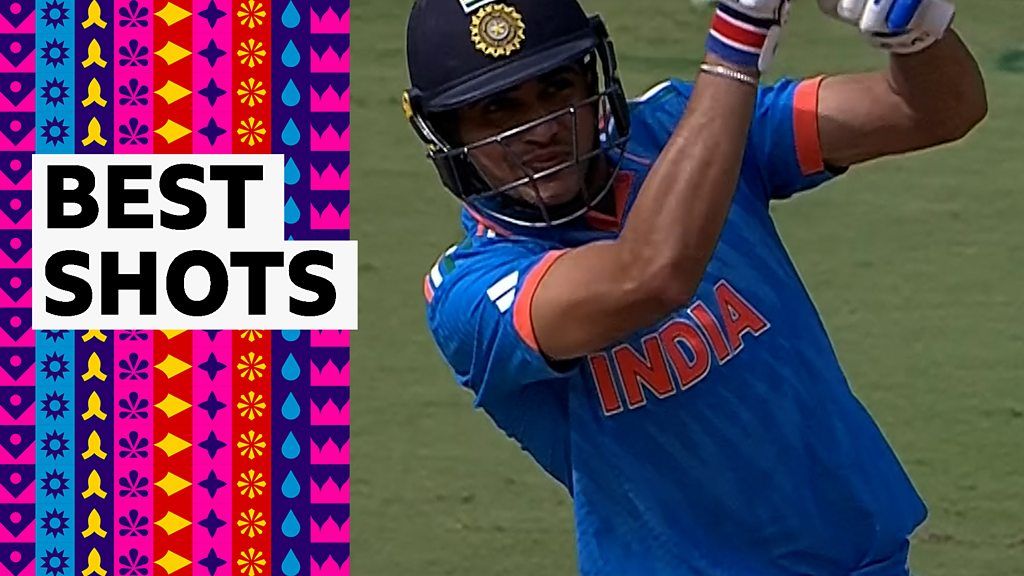 India's Gill hits stunning half-century off just 30 balls