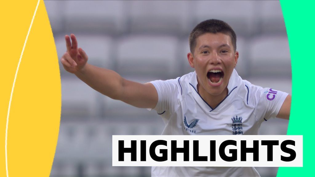 England v South Africa: Issy Wong takes late wickets to boost hosts after rain delay