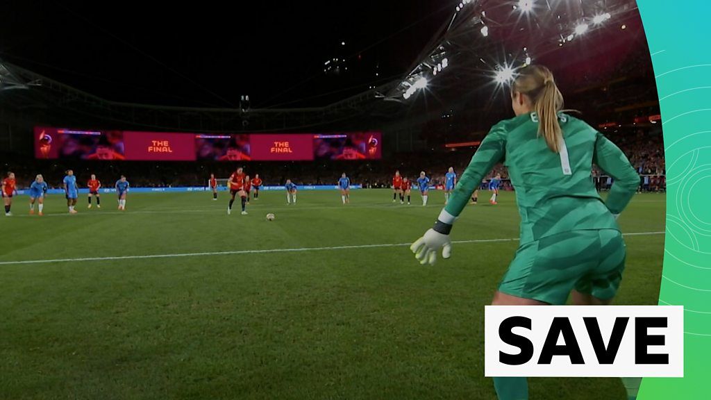 <div>Women's World Cup: Mary Earps makes crucial penalty save following VAR hand ball review</div>