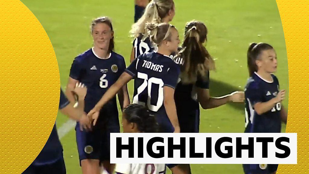 Watch the goals as Scotland defeat Venezuela