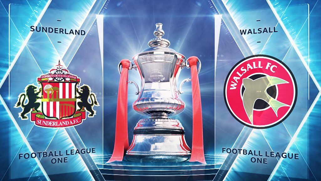 FA Cup Second Round Replay Sunderland 01 Walsall BBC Sport