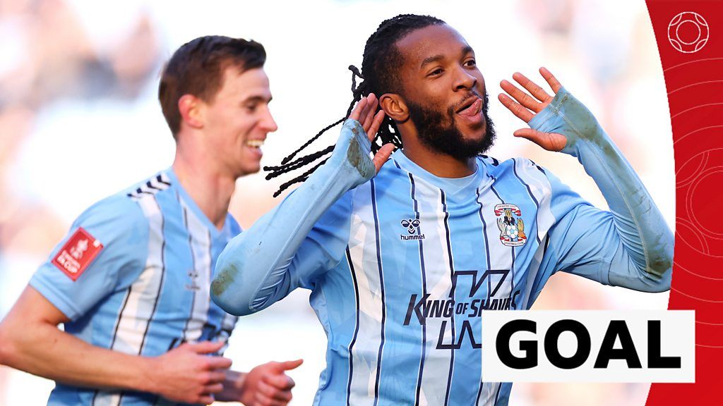FA Cup 2024: Kasey Palmer blasts 25-yard FA Cup stunner for Coventry against Oxford United