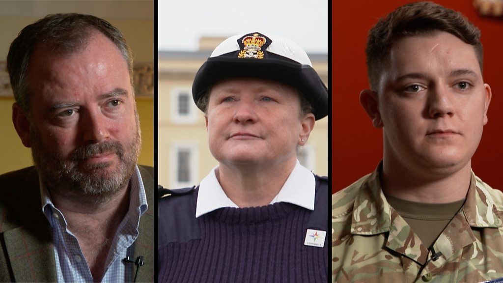 Three LGBT armed forces members