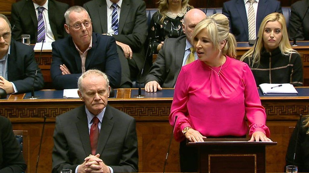 Stormont faces collapse after Sinn Féin refuses to nominate deputy first minister.