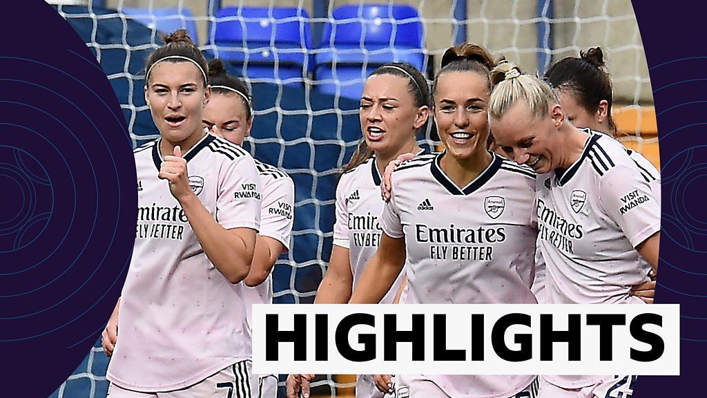 WSL: Liverpool 0-2 Arsenal highlights