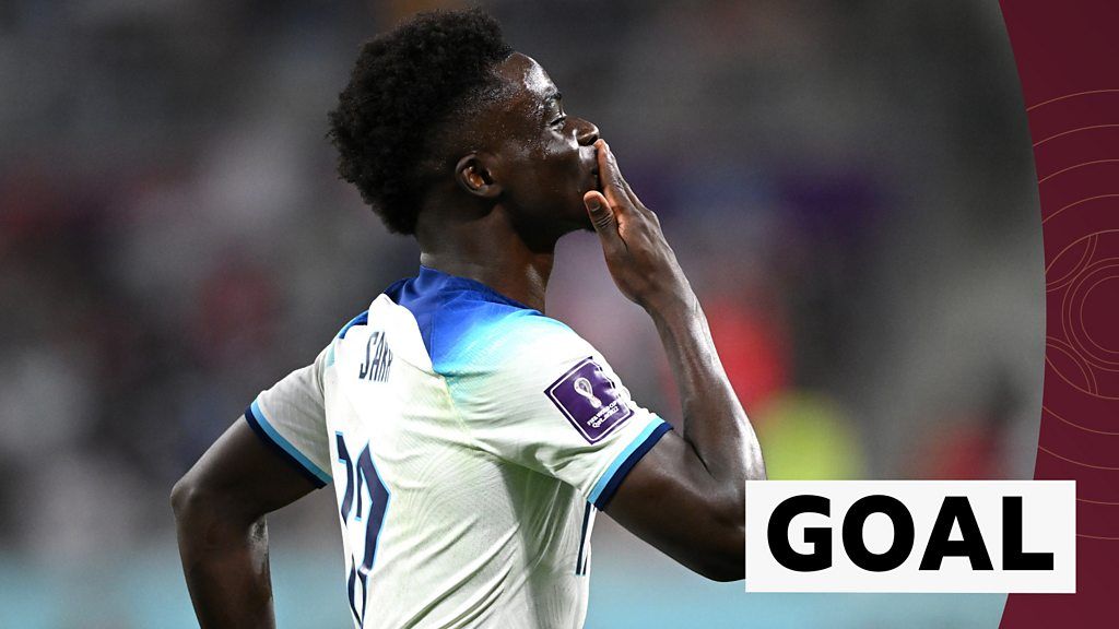 Brilliant Saka scores second and England's fourth