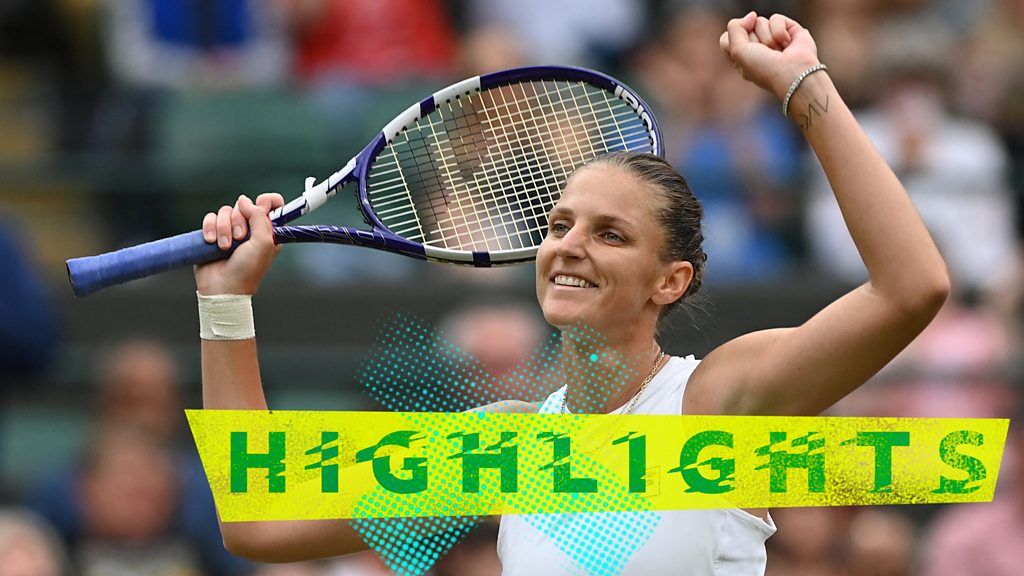 Wimbledon 2021: Highlights: Karolina Pliskova beats Viktorija Golubic ...