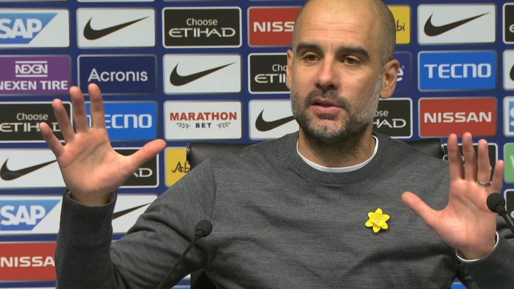 Manchester City: Pep Guardiola Denies Juventus Rumours - BBC Sport