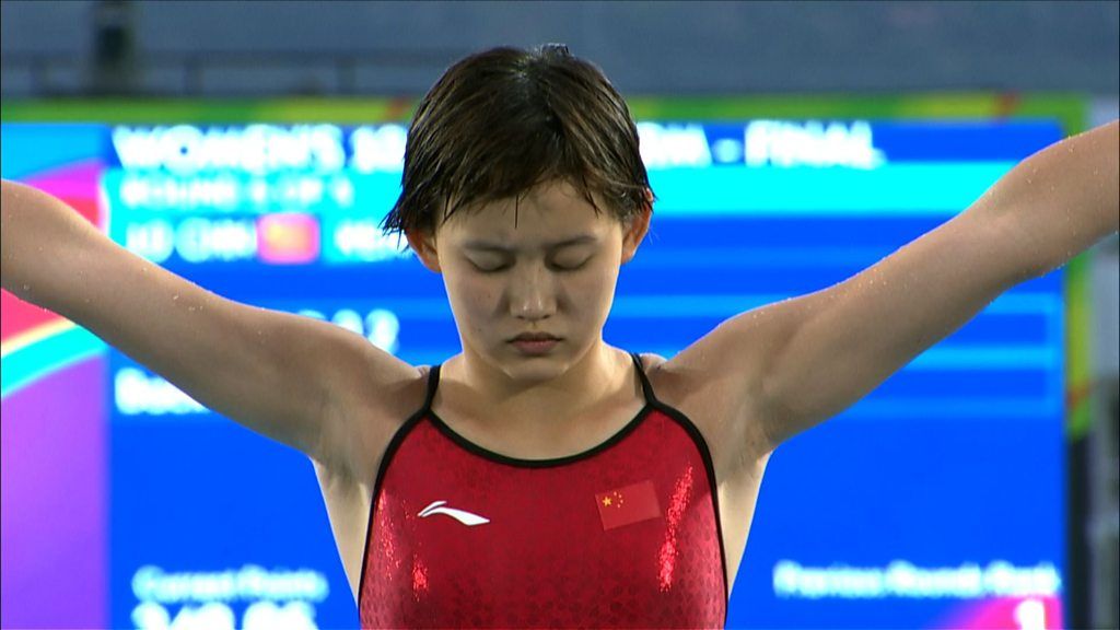 Rio 2016 Olympics: China's Ren Qian wins diving gold aged 15 - BBC Sport