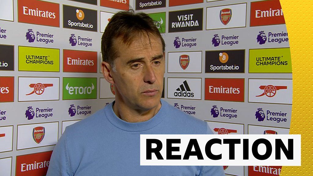 Arsenal 5 0 Wolverhampton Wanderers Julen Lopetegui On Future BBC Sport arsenal-5-0-wolverhampton-wanderers-julen-lopetegui-on-future-bbc-sport