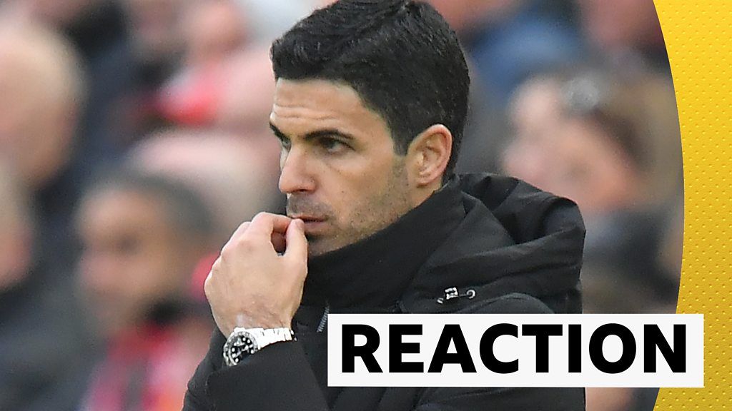 Arsenal lost control of Liverpool match - Arteta