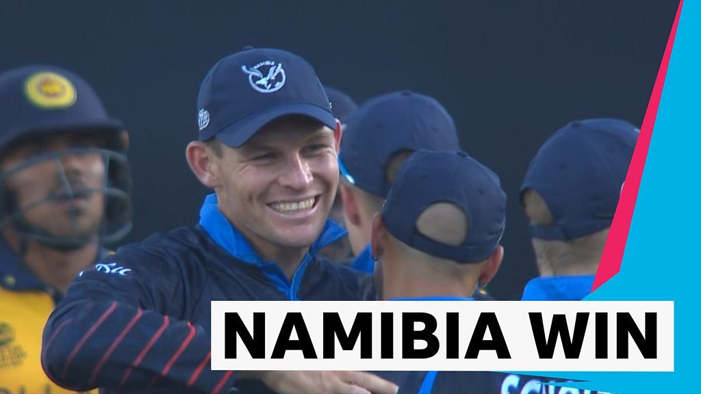 كأس العالم T20: ناميبيا تختم "أكبر فروة رأس" لأنها تصدم سريلانكا في المباراة الافتتاحية