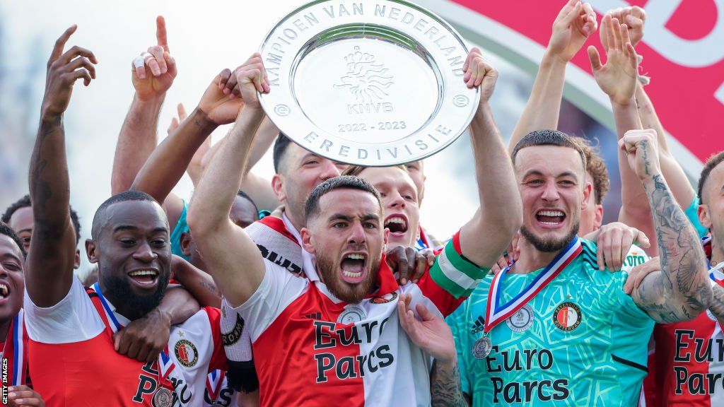 Feyenoord lift Eredivisie trophy