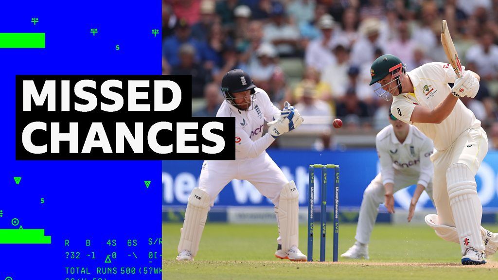 The Ashes 2023: England rue missed Bairstow & Broad chances on day two