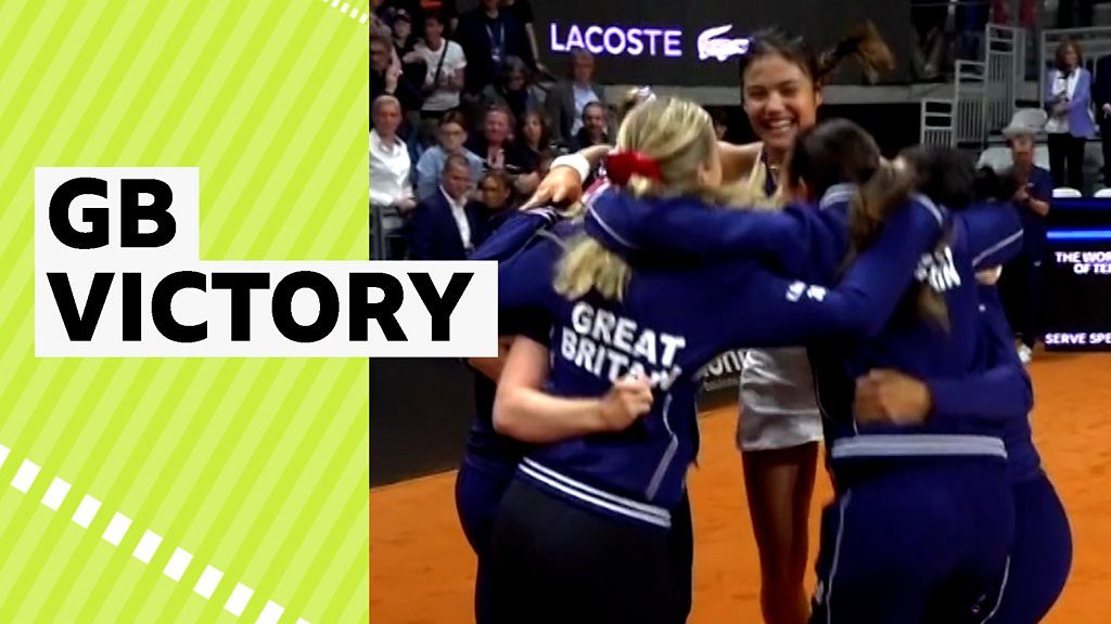 Image for article: Raducanu's 'magical' winning moment in BJK Cup Image