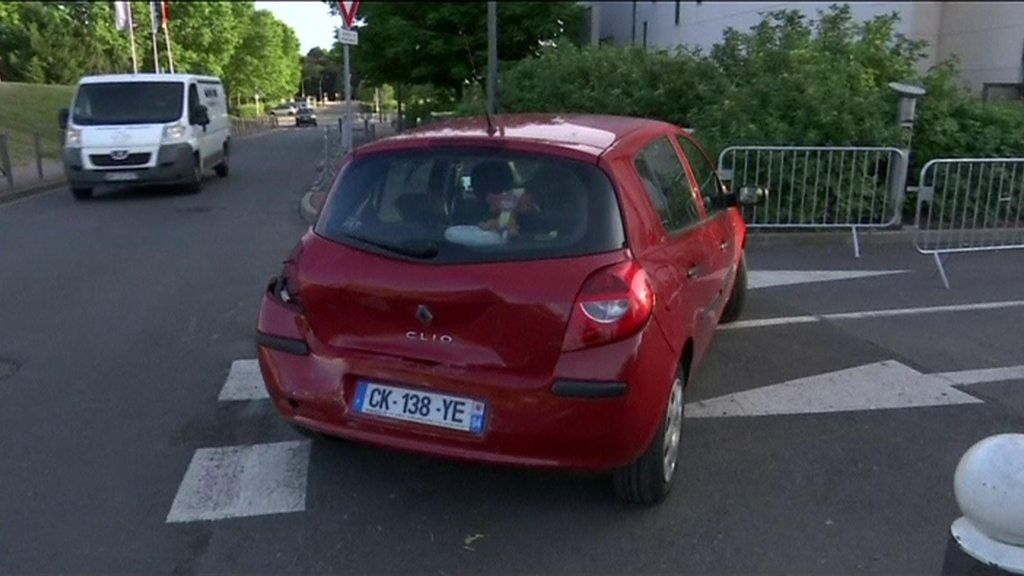 Car used by alleged attacker