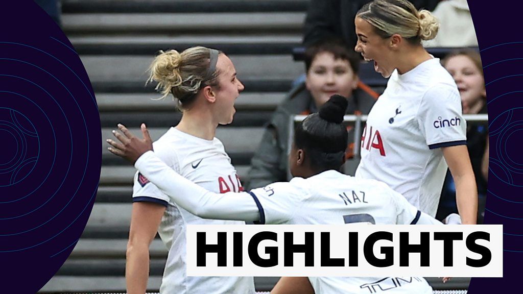 Tottenham 1-0 Arsenal: Spurs claim first WSL win over north London rivals