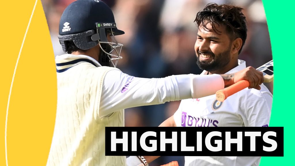 England v India highlights: Pant and Jadeja rescue India on day one