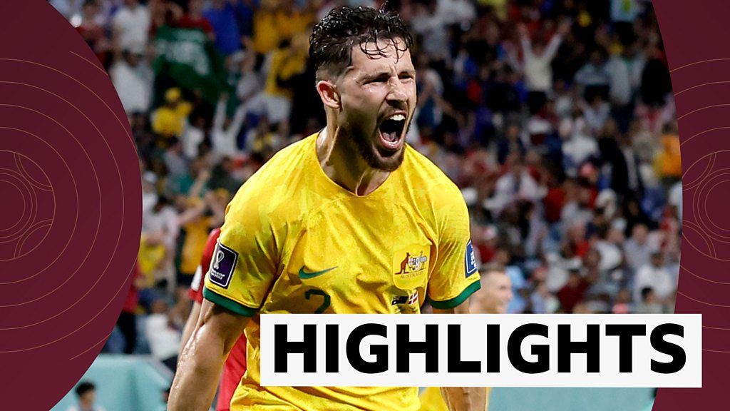 Australia defeat Denmark and progress to last 16