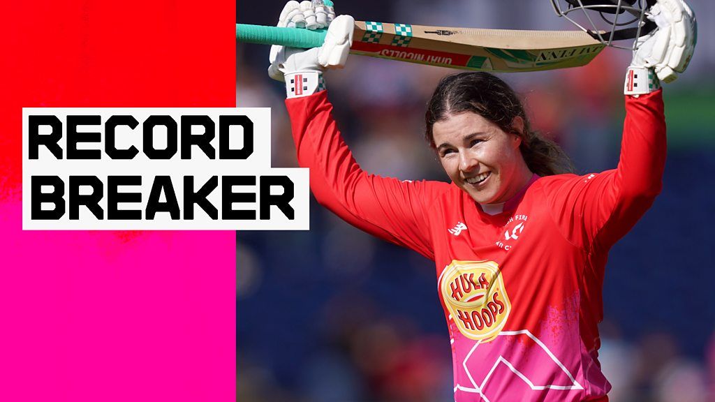 The Hundred 2023: Welsh Fire's Tammy Beaumont hits record-breaking 118 - best shots