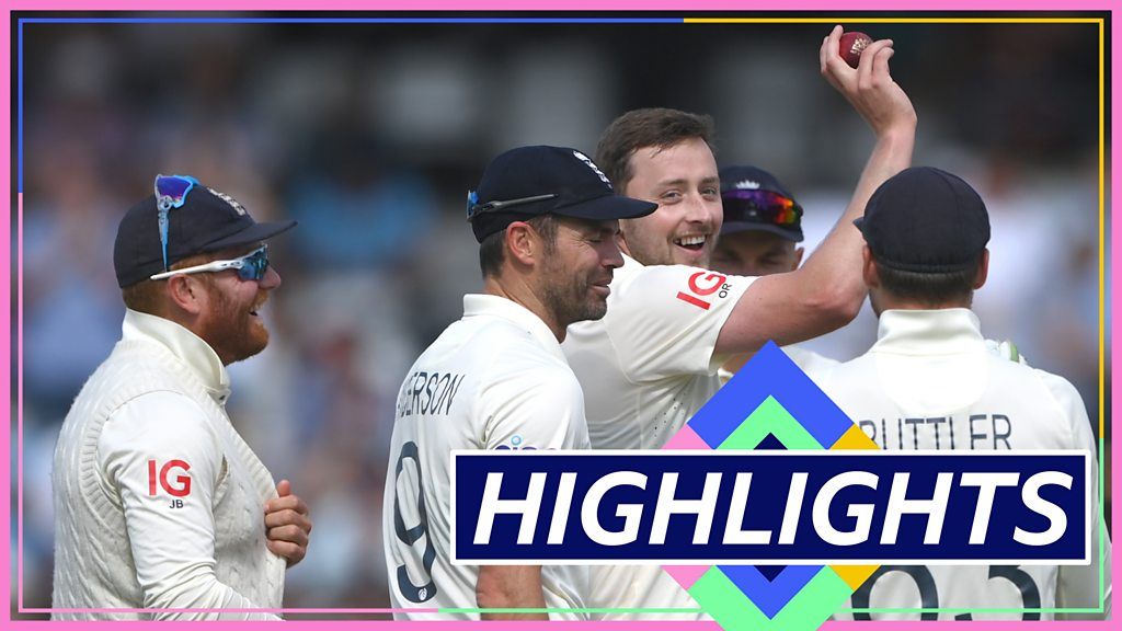 England v India: Watch highlights as England take eight wickets on fourth morning to beat India in third Test