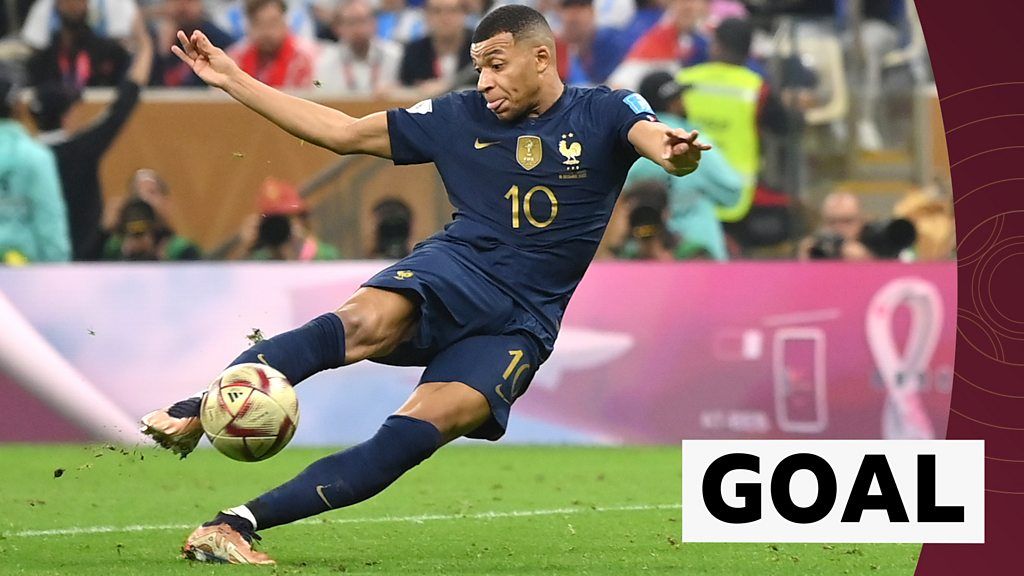 World Cup Final Kylian Mbappe S Sensational Volley Draws France Level With Argentina Bvm Sports