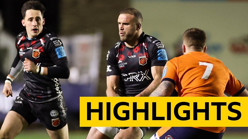 urc highlights dragons 14 30 edinburgh bbc sport