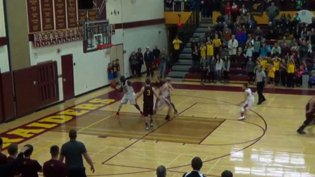 Basketball Watch Amazing Full Court Shot On The Buzzer Bbc Sport 8191