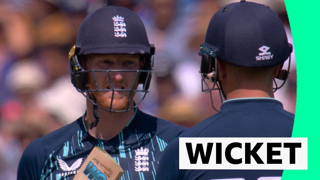 England v India: Ben Stokes is trapped lbw by Yuzvendra Chahal
