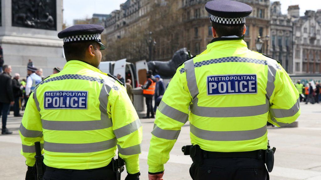Police officers in London