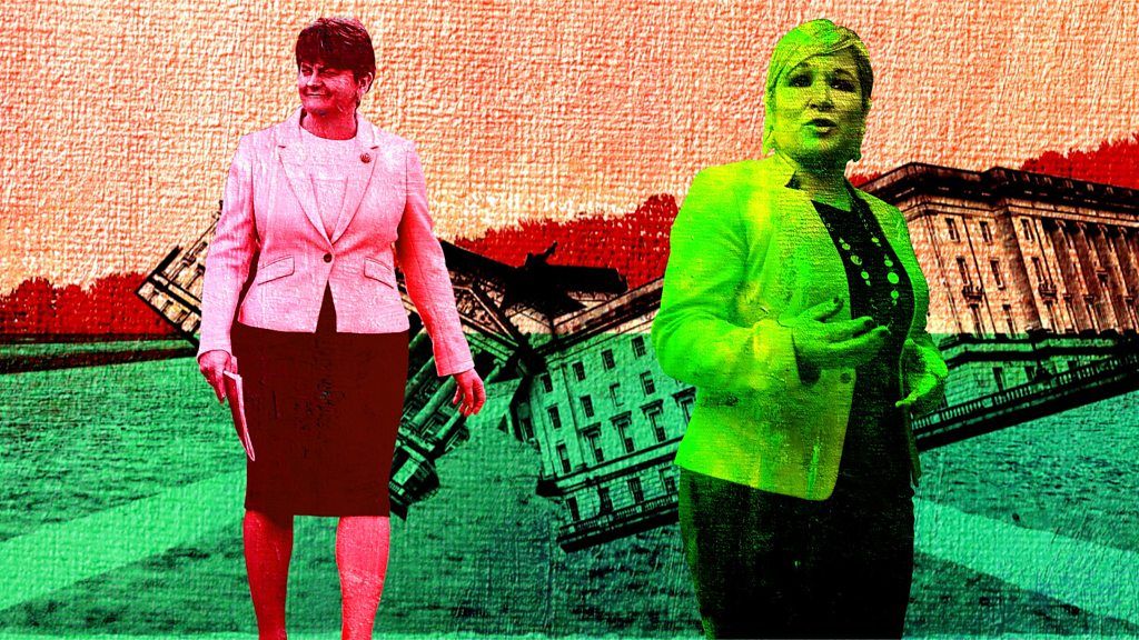 Arlene Foster and Michelle o'neill